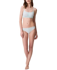 Calvin Klein Women's Invisibles Microfiber Stretch Thong Underwear D3428