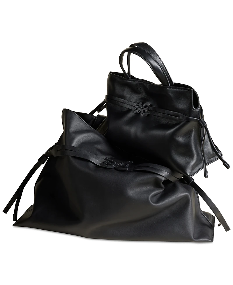 Sam Edelman Poppy Extra Large Leather Drawstring Tote