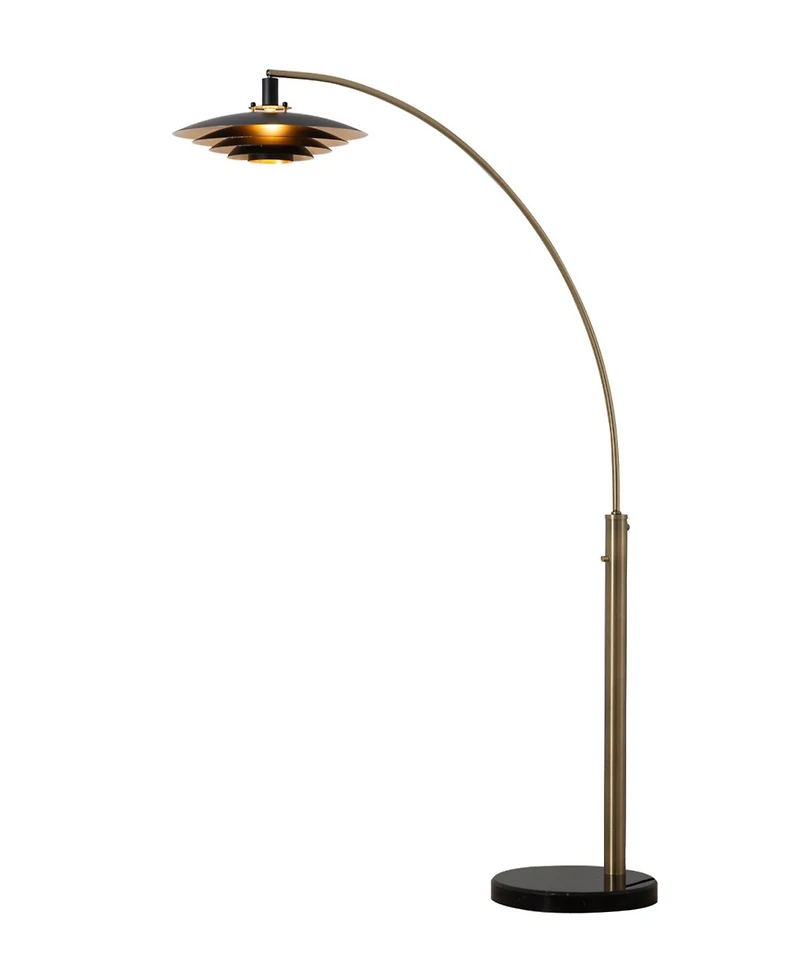 Nova of California 83" Metal Rancho Mirage 1 Light Arc Floor Lamp