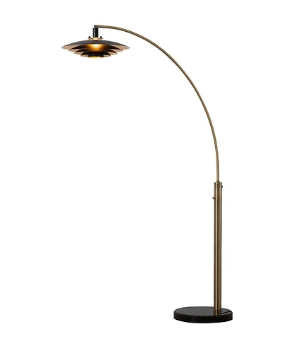 Nova of California 83" Metal Rancho Mirage 1 Light Arc Floor Lamp