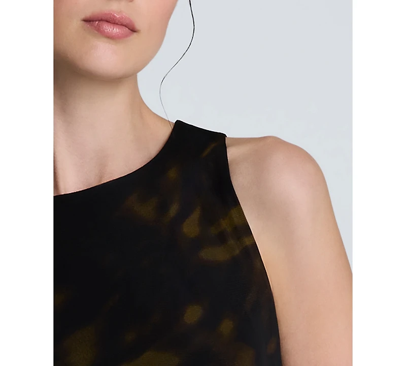 Kenneth Cole Women's Sandra Side-Ruched Asymmetric Tank Dress