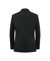 Elie Balleh Boys Black Slim Fit Clasic Melange Jacket
