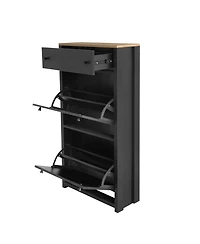 Streamdale Furniture Entryway Organizer with Shoe Cabinet & Rack