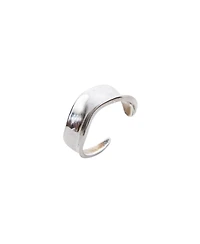 Spero London Large Contour Stack Sterling Silver Ring