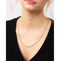Spero London Sterling Silver Rope Chain Necklace