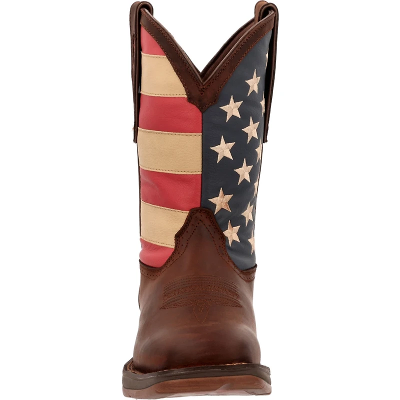 Durango Men's Rebel by Patriotic Pull-On Western Flag Boot
