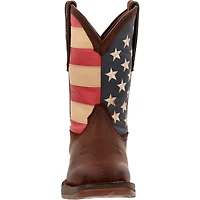Durango Men's Rebel by Patriotic Pull-On Western Flag Boot