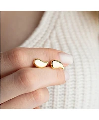 Spero London Pear Teardrop Earrings Sterling Silver