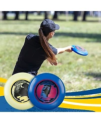 Wham-o Frisbee Heavyweight 200g, 11 Inch Long Distance and Durable Disc for Outdoor Activities, Stable Flying for Family Fun - 2 Pack