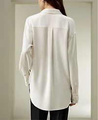 Lilysilk Women's The One Relaxed Fit Silk Shirt