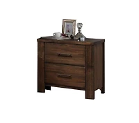 Modern Two-Drawer Nightstand with Sleek Design – Perfect for Bedroom Storage