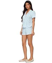 Edikted Women's Camden Floral Pointelle Button Up Shirt