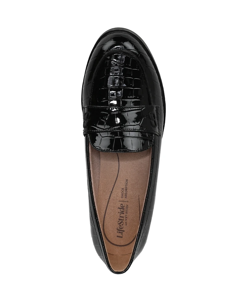 LifeStride Women's Zee Slip On Penny Loafers