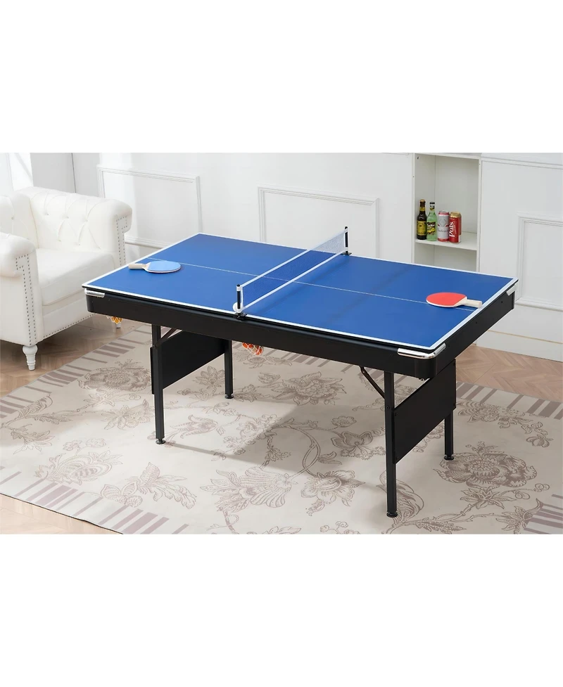 Streamdale 3-in-1 Multi Game Table for Pool, Table Tennis, and Dining