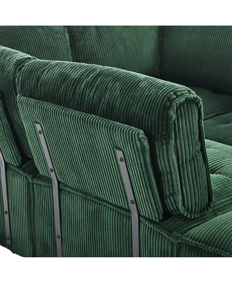 Streamdale U-Shaped Modular Sectional Sofa with Reversible Chaise