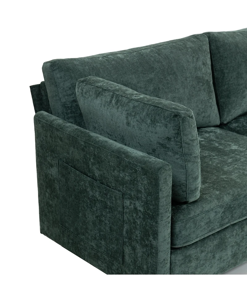 Streamdale 111.42x32.28" 3-Seater Chenille Sofa - Comfy, Cloud-Soft