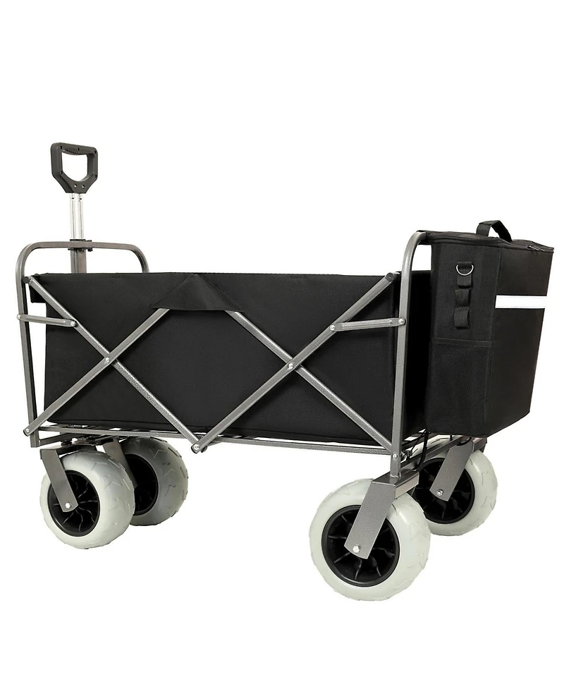 Streamdale Beach Wagon - Big Wheels, 500lbs Capacity, All Terrain, Black