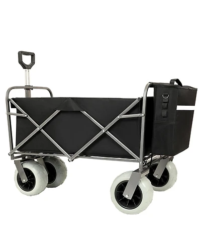Streamdale Beach Wagon - Big Wheels, 500lbs Capacity, All Terrain, Black
