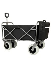Streamdale Beach Wagon - Big Wheels, 500lbs Capacity, All Terrain, Black