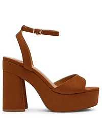 Dv Dolce Vita Women's Wizzard Two-Piece Platform Block Heel Dress Sandals