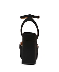 Dv Dolce Vita Women's Wizzard Two-Piece Platform Block Heel Dress Sandals