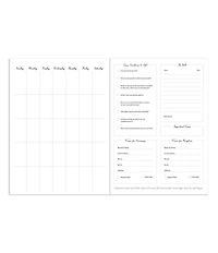 Woah! Undated 7.5"x10.25" Monthly Wedding Planner