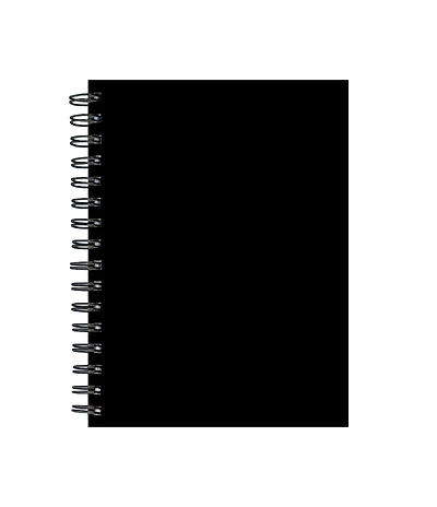 Business Black 7.5"x9" Spiral Lined Journal
