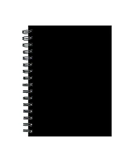 Business Black 7.5"x9" Spiral Lined Journal