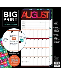 2026 Big Print Wall Calendar
