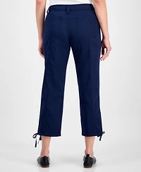 Style & Co Women's Mid Rise Tie-Hem Ankle Pants, Exclusively at Macy's