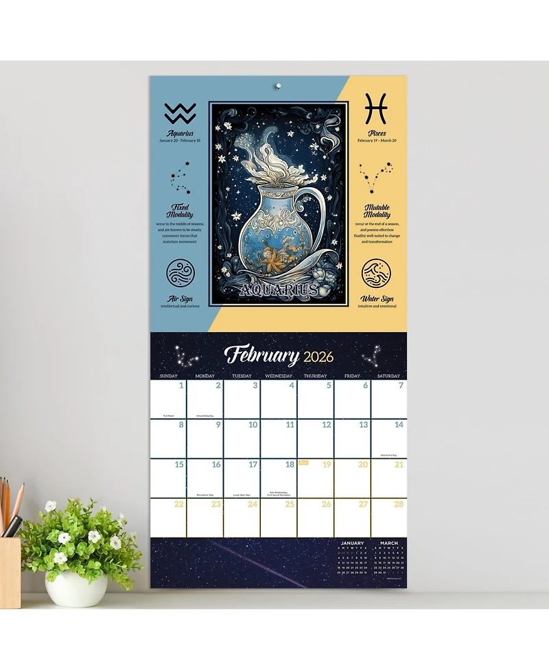 2026 Astrology Wall Calendar