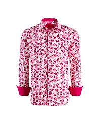 Elie Balleh Big Boys Slim Fit Floral Sport Button-Down Shirt