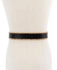 Kate Spade New York Women's 35mm Straw Edge Belt