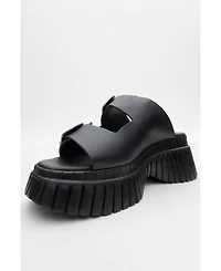 Joanes Leather Two-Strap Platform Sandal (Women)