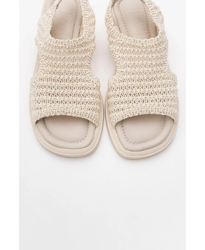 Weave Leather Woven Sandal (Women)