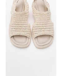 Weave Leather Woven Sandal (Women)