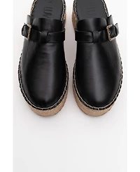 Novas Leather Platform Espadrille Mule (Women)