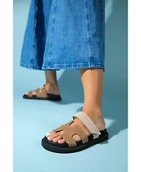 Morte Leather Slide Sandal (Women)