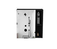 Depot E-shop Andes Medicine Single Door Cabinet With Mirror, Five Interior Shelves
