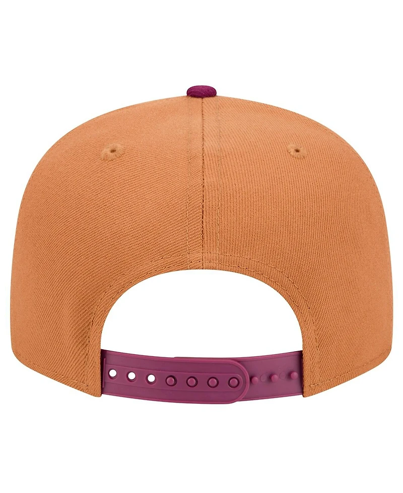 New Era Men's Brown/Purple Pittsburgh Pirates Color Pack Two-Tone 9FIFTY Snapback Hat