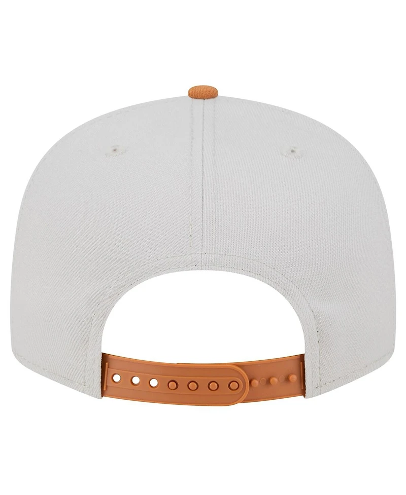 New Era Men's Khaki/Brown Chicago White Sox Color Pack Two-Tone 9FIFTY Snapback Hat