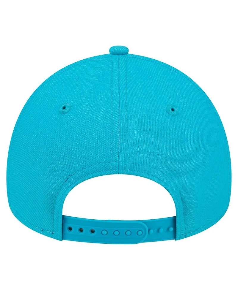 New Era Men's Aqua Miami Dolphins A-Frame 9FORTY Adjustable Hat