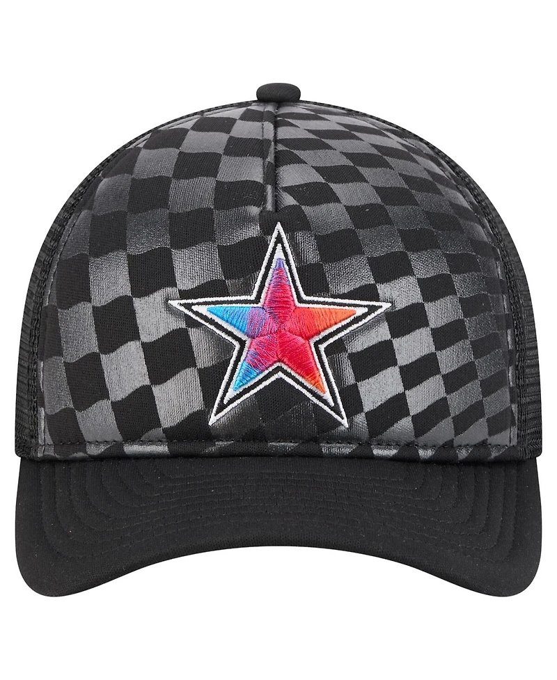 New Era Men's Black Dallas Cowboys Gradient 9FORTY Adjustable Hat