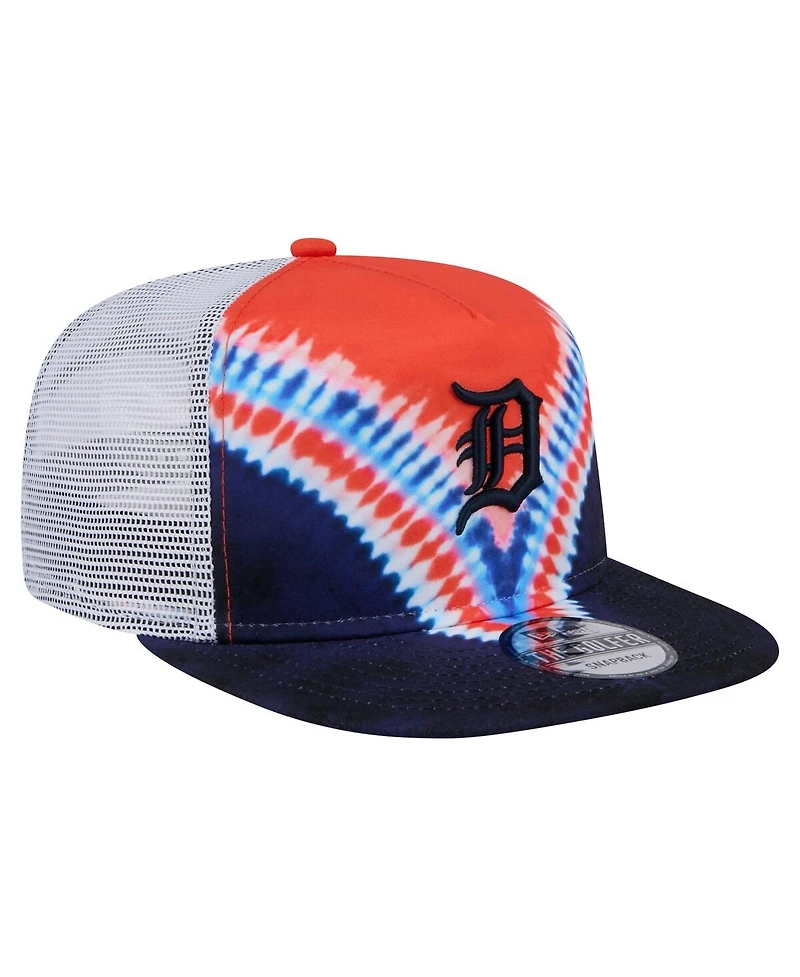 New Era Men's Detroit Tigers Tie-Dye Golfer Trucker Adjustable Hat
