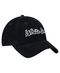 New Era Women's Black Chicago White Sox Corduroy 9TWENTY Adjustable Hat