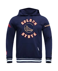 Pro Standard Men's Navy Golden State Warriors 2024/25 City Edition Pullover Hoodie