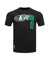 Pro Standard Men's Jayson Tatum Black Boston Celtics City Ransom T-Shirt