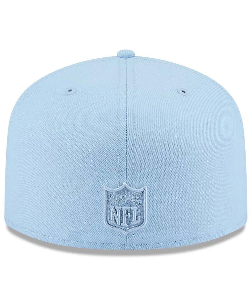 New Era Men's Light Blue Dallas Cowboys Color Pack A-Frame 59FIFTY Fitted Hat