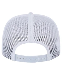 New Era Men's White Los Angeles Chargers Adventure Flamingo Pattern 9SEVENTY Stretch Snap Hat