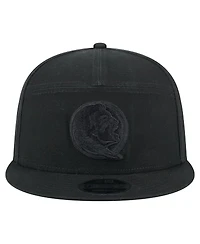 New Era Men's Black Florida State Seminoles Adventure Canvas Split Panel 9FIFTY Snapback Hat